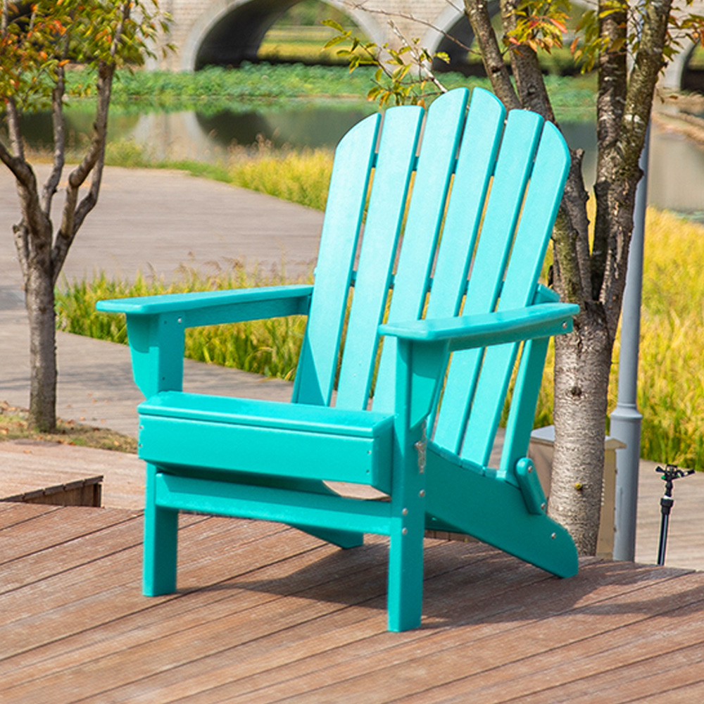 صندلی تاشو HDPE ADM010 در رنگ آبی آبی - صندلی تاشو Adirondack