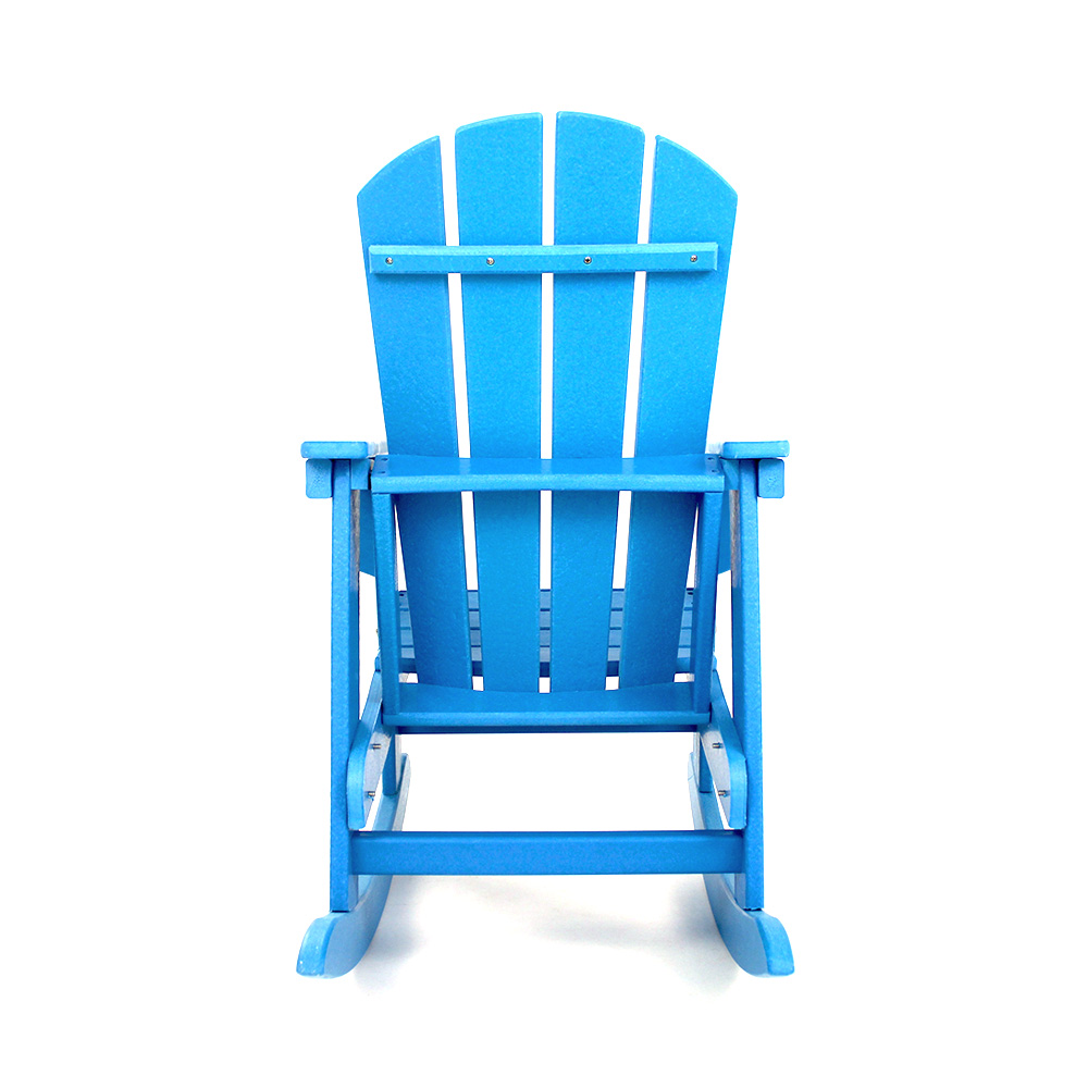 صندلی گهواره ای CCM001 Adirondack با دسته بازو پهن بدون فرمالدئید برای کودکان در باغ پاسیو بدون رنگ