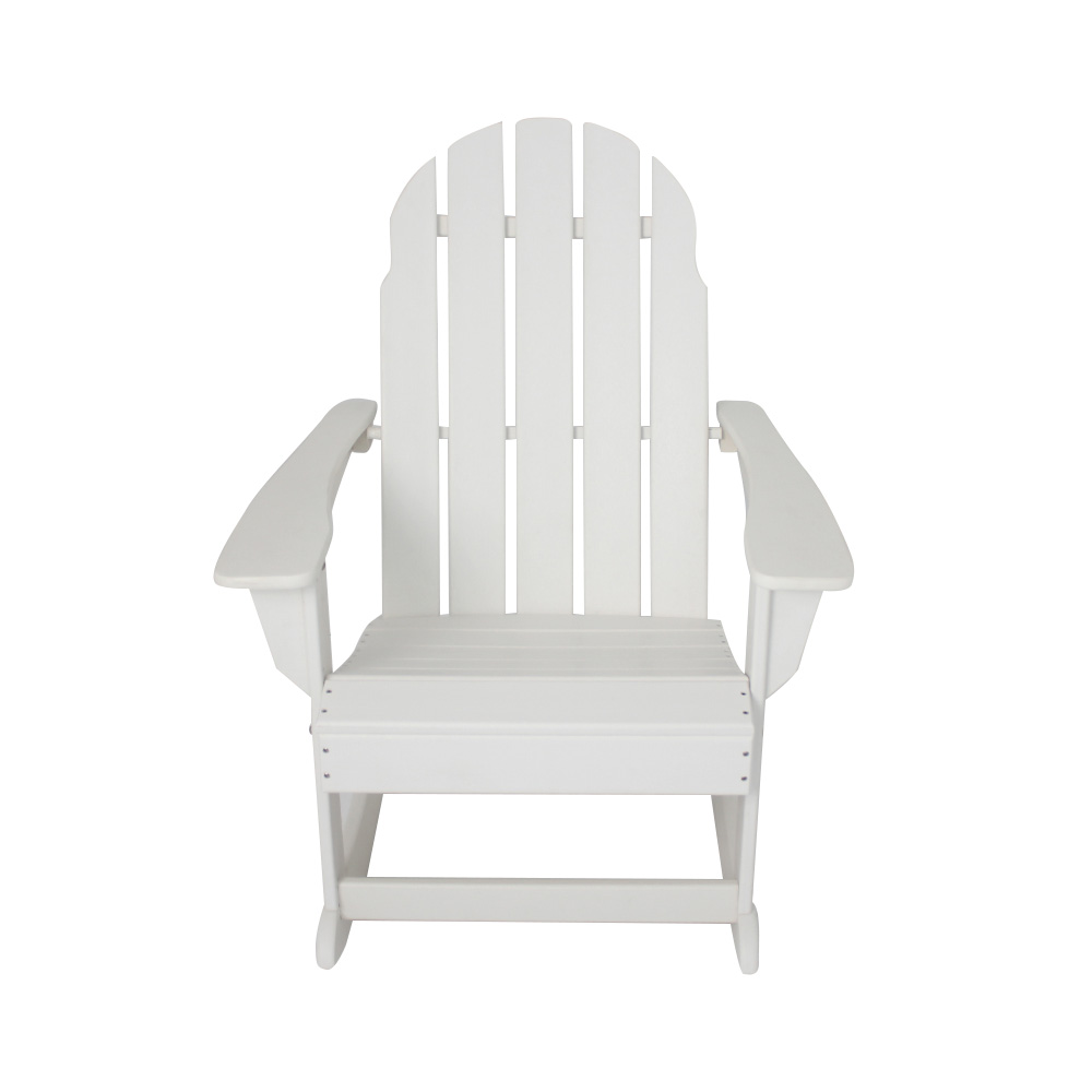 ADM011 White Patio Leisure Chair - Outdoor Adirondack Chair