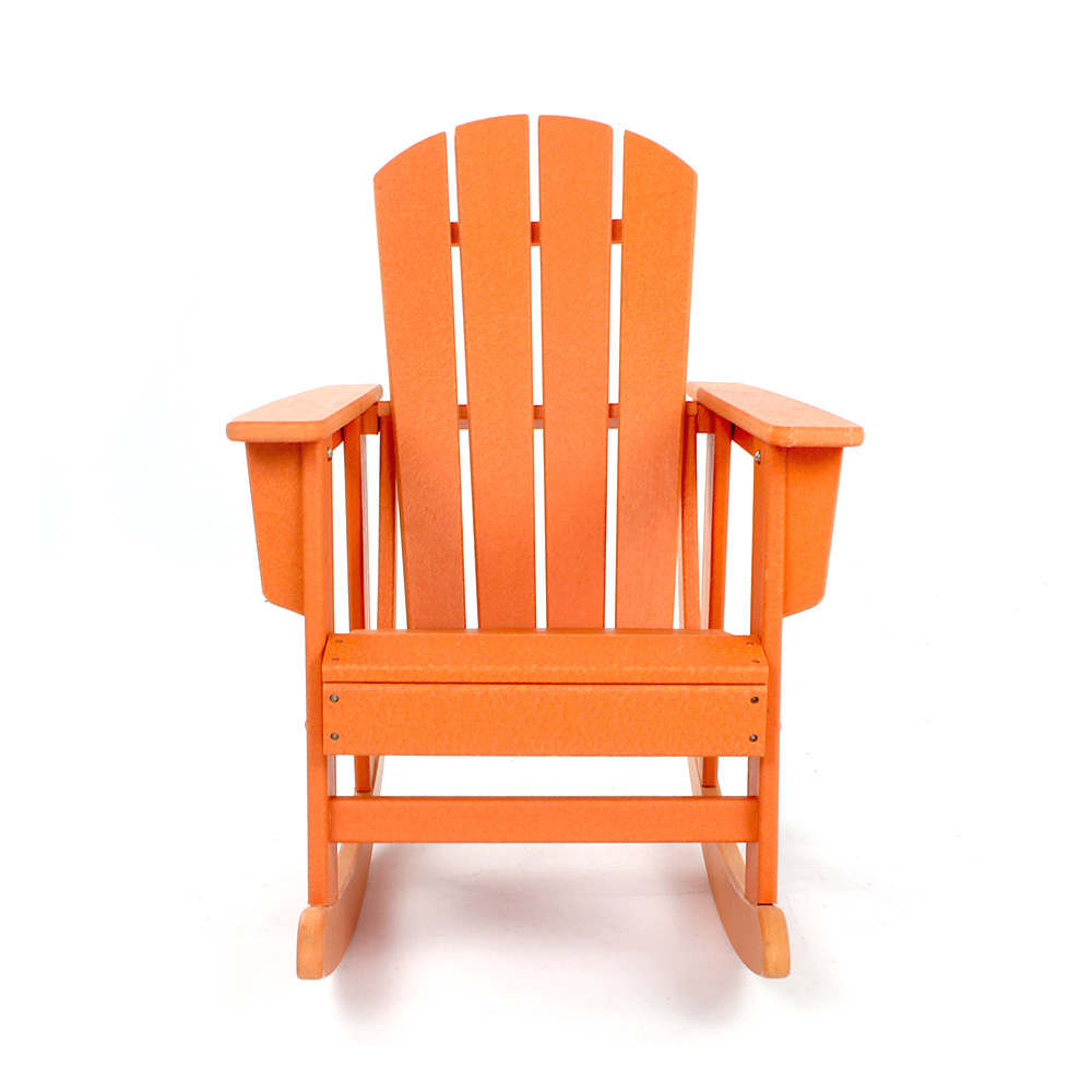 صندلی گهواره ای CCM001 Adirondack با دسته بازو پهن بدون فرمالدئید برای کودکان در باغ پاسیو بدون رنگ