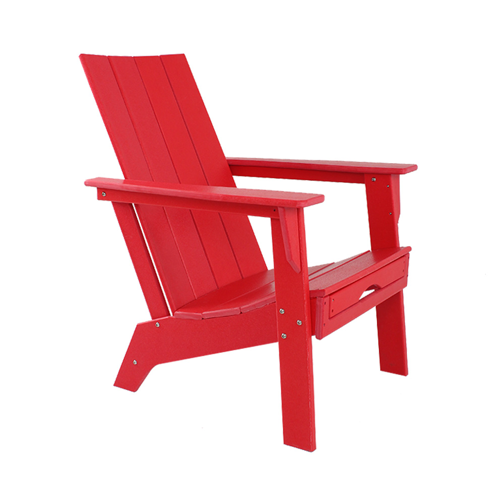 ADM005 روستیک پاسیو Adirondack Chair - HDPE Beach Minimalist Lounge Chair