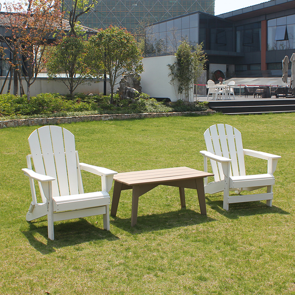 صندلی چمن عرشه باغ پاسیو تاشو HDPE Adirondack