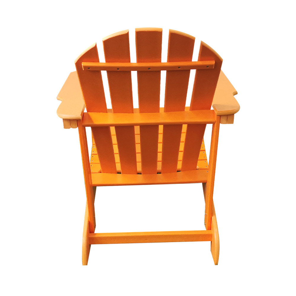 صندلی ساحلی نارنجی سفید ADM003 Adirondack - مبلمان فضای باز صندلی HDPE