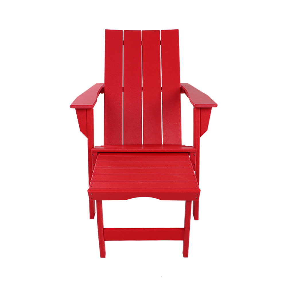 ADM005 روستیک پاسیو Adirondack Chair - HDPE Beach Minimalist Lounge Chair