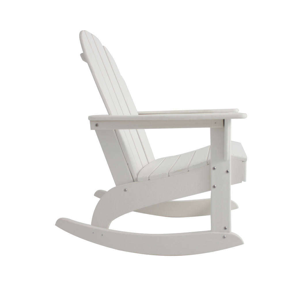 ADM011 White Patio Leisure Chair - Outdoor Adirondack Chair