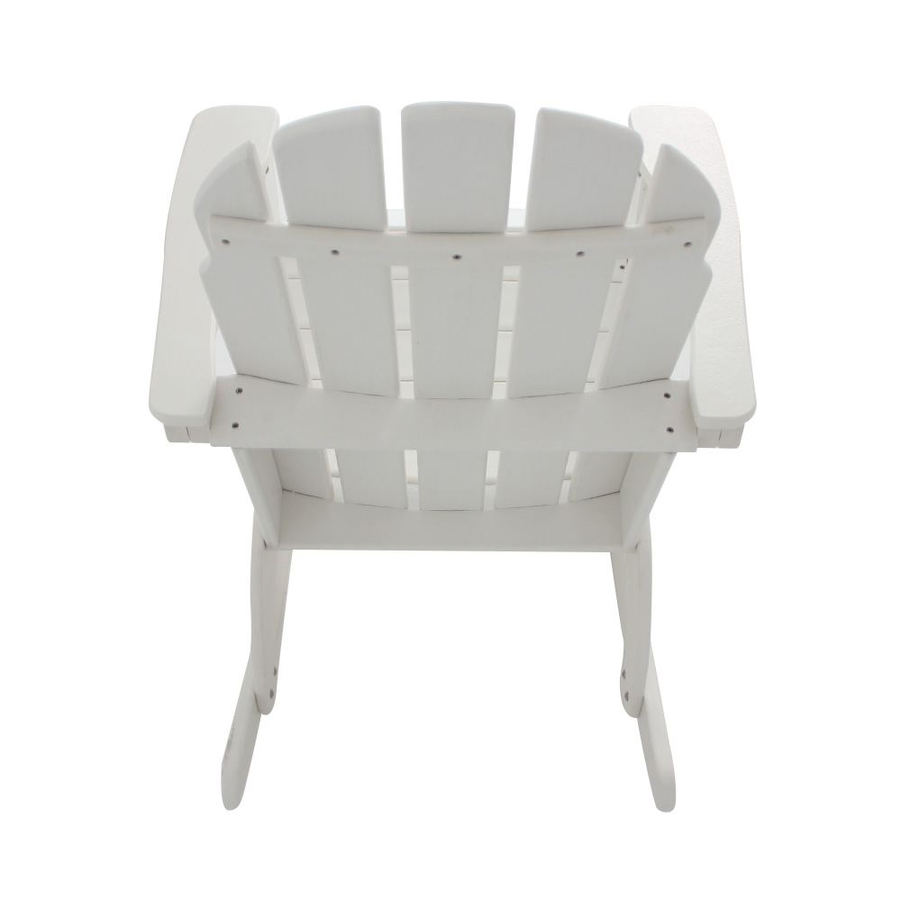 ADM011 White Patio Leisure Chair - Outdoor Adirondack Chair