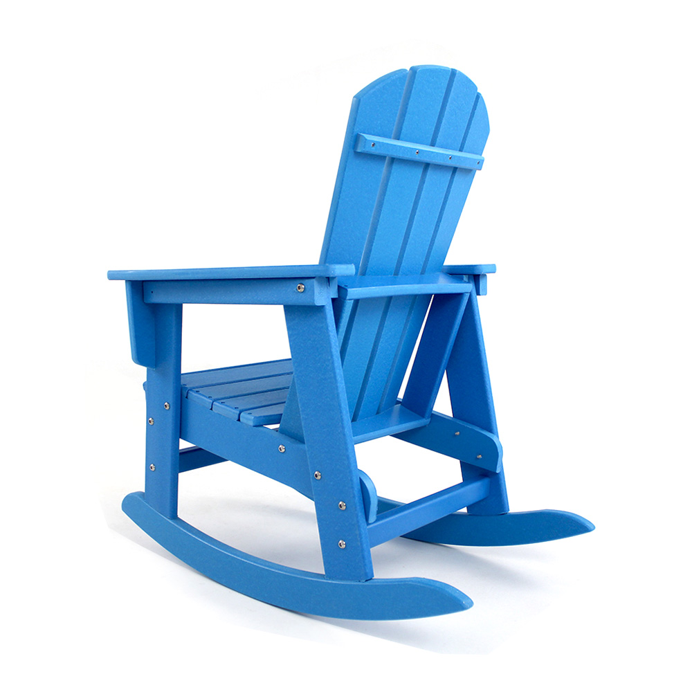 صندلی گهواره ای CCM001 Adirondack با دسته بازو پهن بدون فرمالدئید برای کودکان در باغ پاسیو بدون رنگ