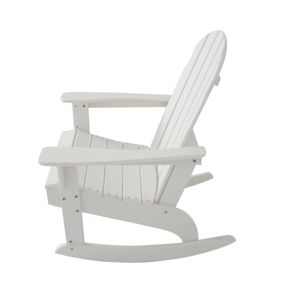 ADM011 White Patio Leisure Chair - Outdoor Adirondack Chair