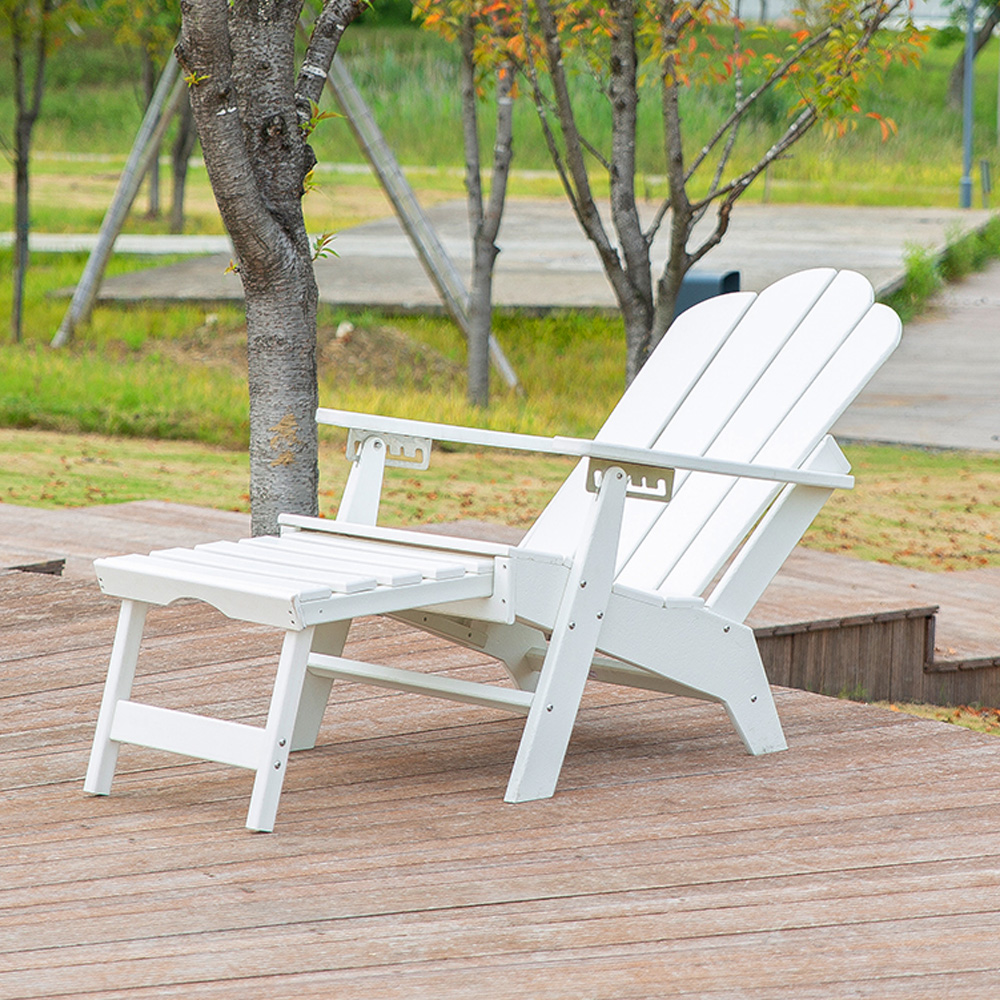 صندلی استراحتی ADM006 Beach Leisure HDPE Adirondack-Sat-out Seat Seat Outdoor Relatiner