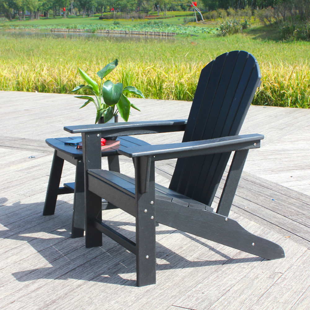 ADS201 یک صندلی، یک میز کناری، صندلی های میز HDPE Adirondack